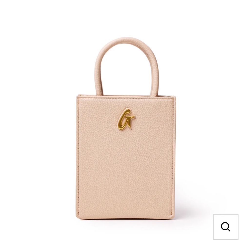 Glamaholic Mini Pebble Tote - Nude